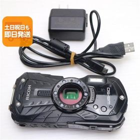 良品中古 RICOH WG-50 ブラック 即日発送 コンデジ RICOH 本体 あすつく 土日祝発送OK