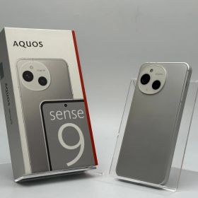 【箱付き中古B】AQUOS sense9 SH-M29 256GB ホワイト SIMフリー 白ロム