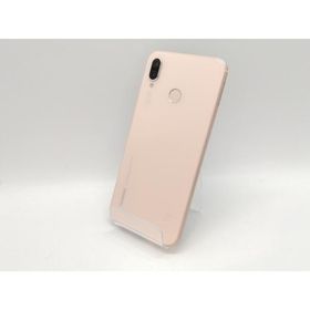 【中古】Huawei J:COM 【SIMフリー】 HUAWEI P20 lite サクラピンク 4GB 32GB ANE-LX2J(HWU34)【高崎モントレー】保証期間１ヶ月【ランクB】