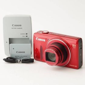 キヤノン Canon PowerShot SX600 HS レッド 18x IS 光学ズーム
