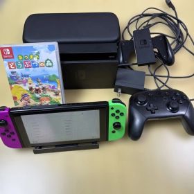 Switch バッテリー強化版 あつ森 プロコン 128GB SD付