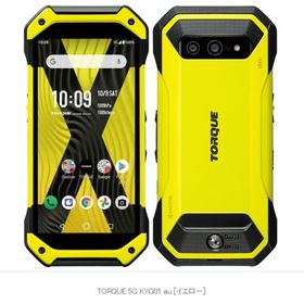 【Simフリー】★本体未使用★ TORQUE 5G KYG01 128GB イエロー【充電器付き】