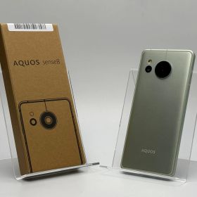 【箱付き中古B】AQUOS sense8 SH-M26 128GB ペールグリーン SIMフリー 白ロム