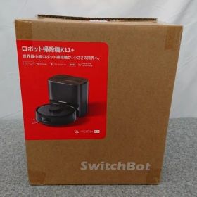 【未使用品】 SwitchBot ロボット掃除機 K11+ ブラック W3003105 スイッチボット