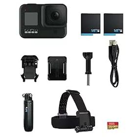 【中古】【39shop】GoPro★ゴープロ アクションカメラ HERO8 BLK ヒーロー8 ブラック 限定ボックスセット 日本国内正規品 CHDRB-801-FW BLK F(非常に良い)