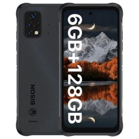 UMIDIGI BISON 2 simフリースマホ本体 6GB RAM 128GB ROM 256GB拡張可能 Android 12 防水防塵耐衝撃 タフネススマホ 6.5”インチ 大画面スマートフォン 2400x1080解像度 48MPカメラ