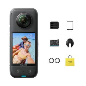 Insta360 X3 |360度全景カメラ 新型1/2インチ48MPセンサー IPX8防水 5.7K360度動画 72MP360度写真 手ブレ補正 アクティブHDR 4K一人称視点 60fps自撮り 360度水平維持 AI編集 音声制御2.0 長時間