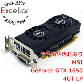 [bn:9] MSI製グラボ GeForce GTX 1650 4GT LP J PCIExp 4GB