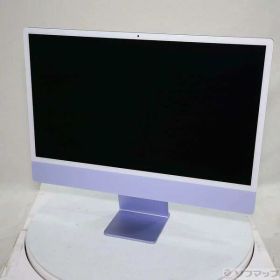 【中古】Apple(アップル) iMac 24-inch Late-2023 MQRR3J／A Apple M3 8コアCPU_10コアGPU 8GB SSD1TB ブルー 〔macOS v26.5.2〕 【269-ud】