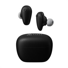 final TONALITE FI-TODPLTW 完全ワイヤレスイヤホン Bluetooth6.0 LDAC対応 DTAS ANC ノイズキャンセリング 外音取り込み 最大27時間再生 ブラック