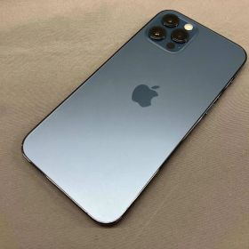 【SIMロック解除済】MGM83J/A iPhone 12 Pro 128GB パシフィックブルｰ docomo