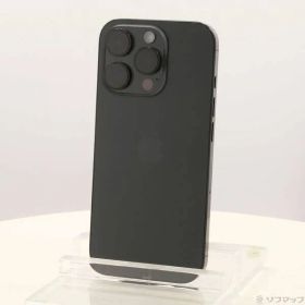ソフマップ 〔中古品〕 iPhone16 Pro 128GB ブラックチタニウム MYMV3J／A SIMフリー【269】
