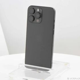 ソフマップ 〔中古品〕 iPhone16 Pro Max 512GB ブラックチタニウム MYWL3J／A SIMフリー【198】