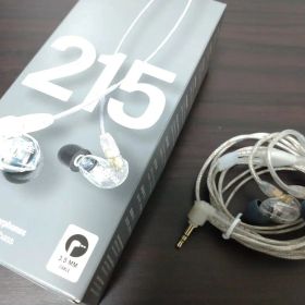 SHURE SE215 有線イヤホン クリア 本体