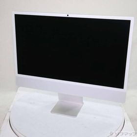 〔中古〕Apple(アップル) iMac 24-inch Late-2024 MD3H4J／A Apple M4 10コアCPU_10コアGPU 16GB SSD256GB シルバー 〔26.3 Tahoe〕〔258-ud〕