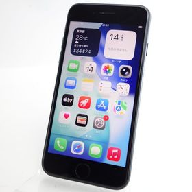 【SIMフリー】iPhoneSE3 64GB ミッドナイト 電池96％ 利用制限〇