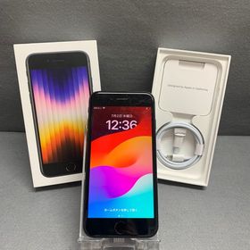 中古 国内版 SIMフリー iPhoneSE 第3世代 128GB ミッドナイト色