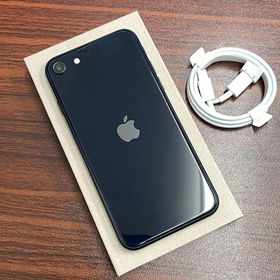 バッテリー 100% iPhone SE3 64GB ミッドナイト 国内版 SIMフリー 送料無料