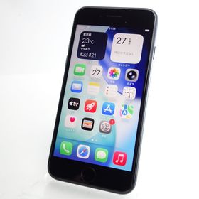 【SIMフリー】iPhoneSE3 64GB ミッドナイト 電池98％ 利用制限〇