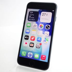 【SIMフリー】iPhoneSE3 64GB ミッドナイト 電池100％ 利用制限〇