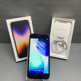 美品 国内版 SIMフリー iPhoneSE 第3世代 128GB ミッドナイト色