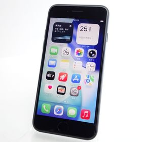 【SIMフリー】iPhoneSE3 64GB ミッドナイト 電池100％ 利用制限〇