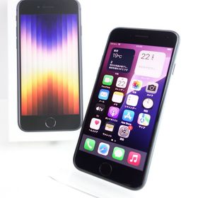 【SIMフリー】iPhoneSE3 64GB ミッドナイト 電池86％ 利用制限〇