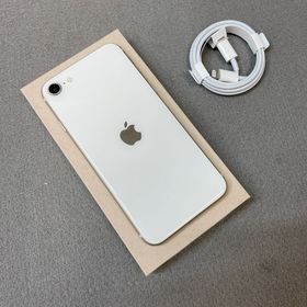 バッテリー 100% iPhone SE3 64GB スターライト 国内版 SIMフリー 送料無料