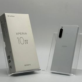 【箱付き中古B】Xperia 10 IV A202SO ホワイト SIMフリー 白ロム