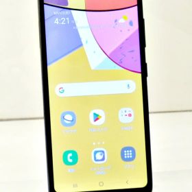 白ロム au SIMロック解除済 SAMSUNG Galaxy A21シンプル 64GB Android11 ブラック SCV49 初期化済 【m030336】【中古】【K20260501】