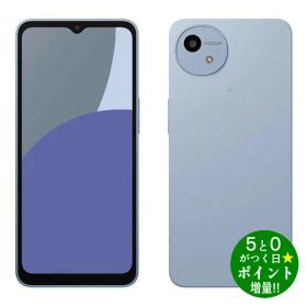 ◆最大3000円CP＋P3倍！！8/15◆シャープ AQUOS wish4 スマートフォン SIMフリー 64GB 6.6型 おサイフケータイ SH-M27 BL ブルー SHARP【転送不可】