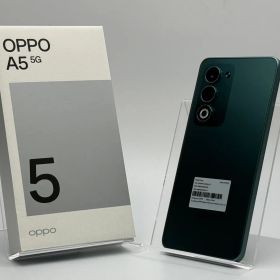 【箱付き中古A】OPPO A5 5G OPG06 グリーン SIMフリー 白ロム