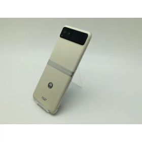 【中古】MOTOROLA 国内版 【SIMフリー】 motorola razr 40 バニラクリーム 8GB 256GB PAYC0001JP【新橋】保証期間1ヶ月【ランクB】