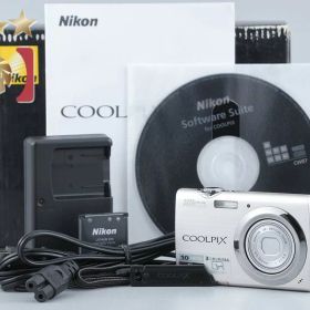 【中古】Nikon ニコン COOLPIX S230 ソリッドシルバー コンパクトデジタルカメラ 元箱付き