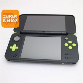 美品 NEWニンテンドー2DS LL ブラック×ライム 即日発送 2DS NINTENDO 本体 あすつく 土日祝発送OK