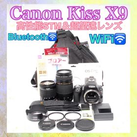 ✨️WiFi転送OK✨Canon Kiss X9✨一眼レフカメラ✨バッグ付き✨美品
