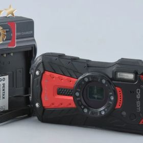 【中古】RICOH リコー PENTAX ペンタックス WG-60 レッド 防水アクションカメラ
