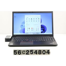 ノートパソコン Lenovo ThinkPad E15 Core i5 10210U 1.6GHz/8GB/256GB(SSD)/15.6W/FHD(1920x1080)/Win11 外装打痕あり
