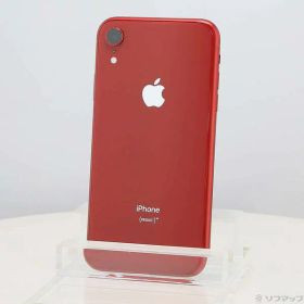 【中古】Apple(アップル) iPhoneXR 64GB プロダクトレッド MT062J／A SoftBank 【348-ud】