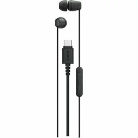 ソニー(SONY) IER-EX15C BZ ブラック/タイプc/イヤホン/Type-C/イヤホン/有線/バランスの良い音質/小型/リモコン操作 / 4色 / マイク付き/通話可能/クリアな音質 / コード長1.2m / リモコン操作/ソニー独自開発ドライバー/低音域から高音域