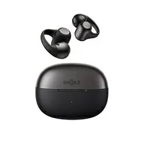 Shokz 完全ワイヤレスイヤホン OpenDots 2 ブラック SKZ-EP-000069 [ワイヤレス(左右分離) /オープンイヤー型 /Bluetooth対応] OPENDOTS2 【864】