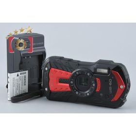 【中古】RICOH リコー PENTAX ペンタックス WG-60 レッド 防水アクションカメラ