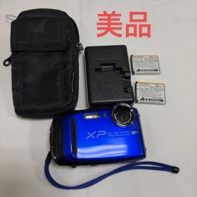 【美品】FUJIFILM FINEPIX 防水デジタルカメラ XP120 ブルー