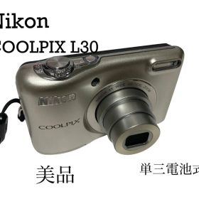 [美品] Nikon COOLPIX L30 動作確認済み 単三電池式 シルバー