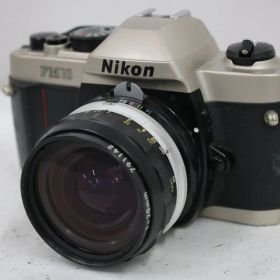 【返品保証】 ニコン Nikon FM10 NIKKOR-H Auto 28mm F3.5 ボディレンズセット e16713