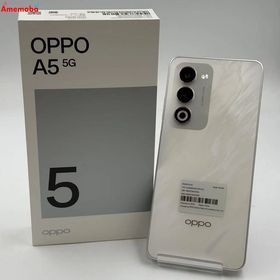 OPPO A5 5G 128GB ホワイト OPG06 UQmobile版SIMフリー 新品同様