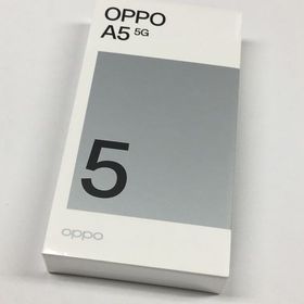 【新品未開封品】OPPO A5 5G OPG06 128GB au/UQ版 SIMフリーホワイト
