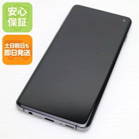 【中古】 超美品 SC-03L Galaxy S10 プリズムブラック スマホ 本体 白ロム 中古 土日祝発送OK