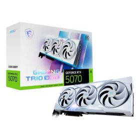 【エントリーで最大10万ポイント】MSI エムエスアイNVIDIA GeForce RTX 5070 TRI FROZR 4/2610MHz/28Gbps/12GB GDDR7 192bit/ホワイト GeForce RTX 5070 12G GAMING TRIO OC WHITE(2650898)送料無料