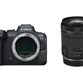 【ポイント10倍】 CANON デジタル一眼カメラ EOS R6 RF24-105 IS STM レンズキット [タイプ：ミラーレス 画素数：2140万画素(総画素) 2010万画素(有効画素) 撮像素子：フルサイズ 35.9mm×23.9mm CMOS 重量：598 g] 【P10倍】